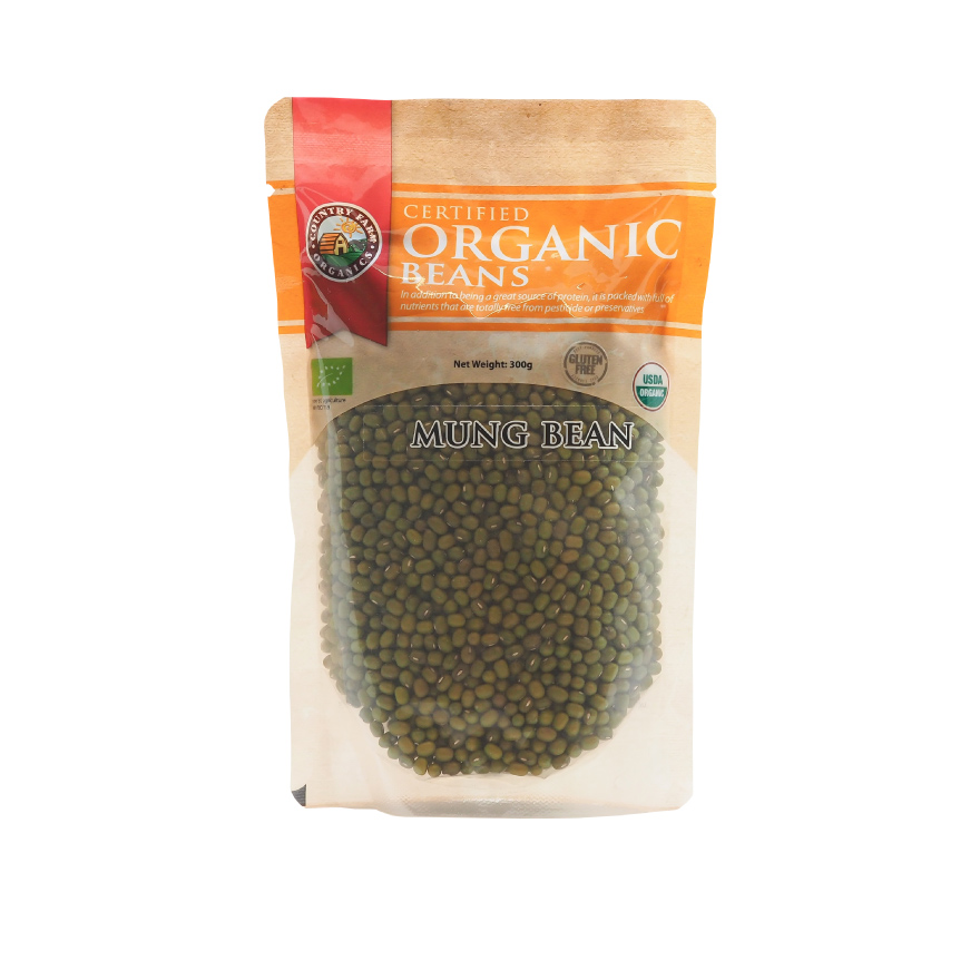 Certified Organic Mung Beans (300g)