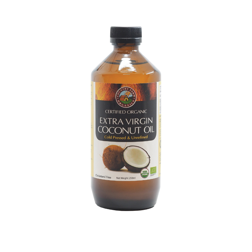 Certified Organic Extra Virgin Coconut Oil (250ml)