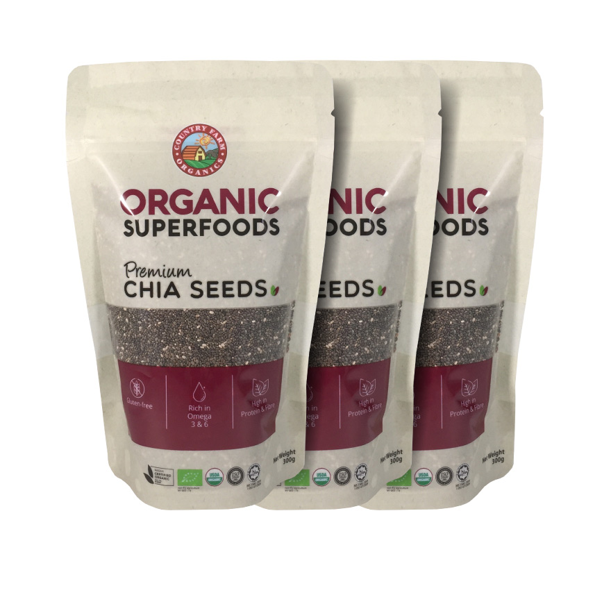 Triplepack Chia Seed Value Pack (300g x 3) **