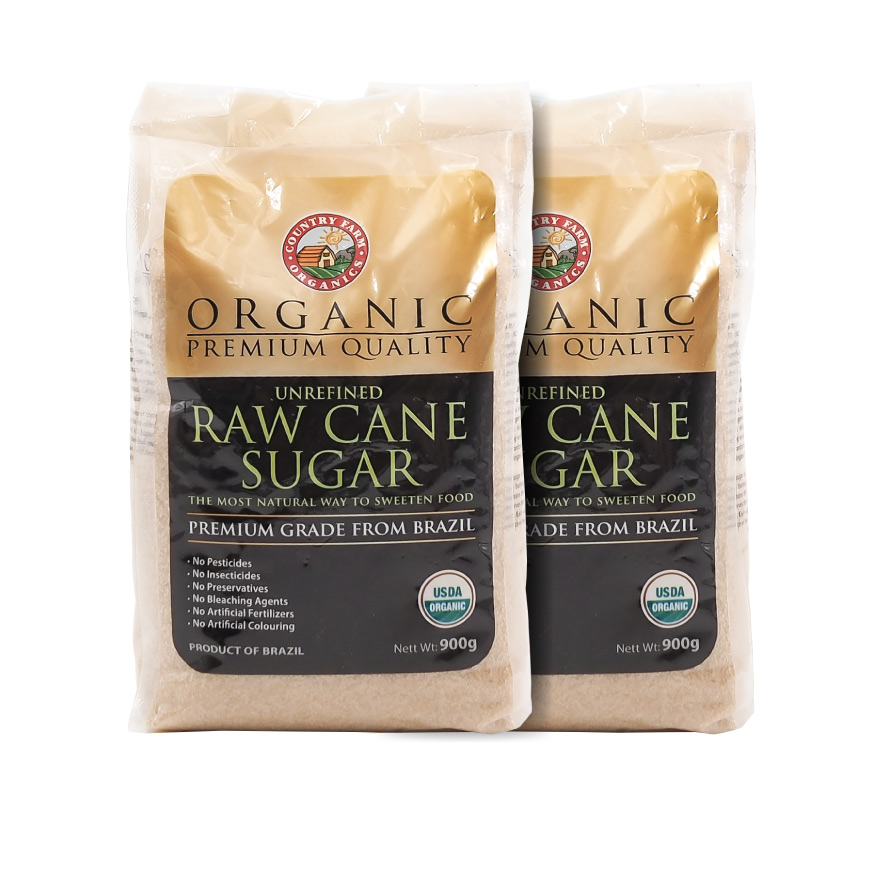 Twinpack Raw Cane Sugar (900gx2)**