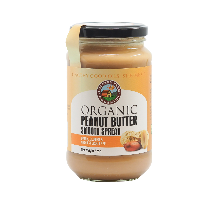 Clearance Sale - Organic Peanut Butter Smooth- 375g [EXP: 17-5-2024]