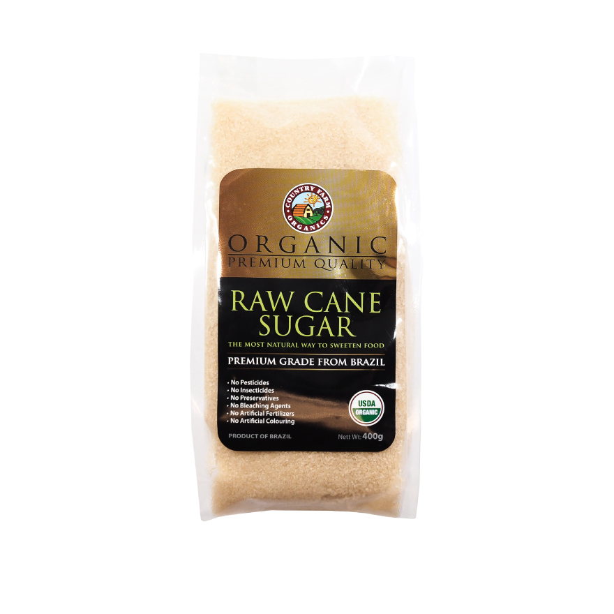 Organic Raw Cane Sugar (400g)