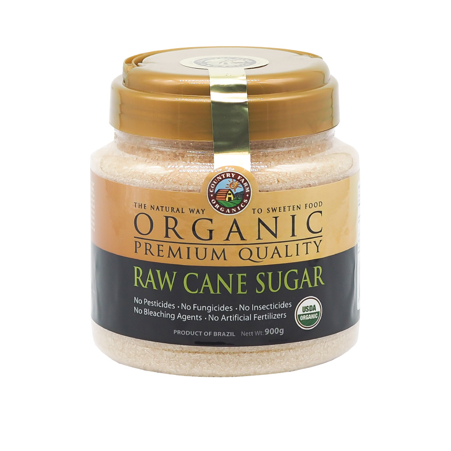 Organic Raw Cane Sugar Canister (900g)